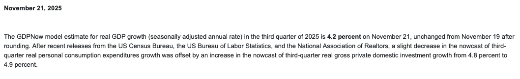 Atlanta GDP Q3 peak